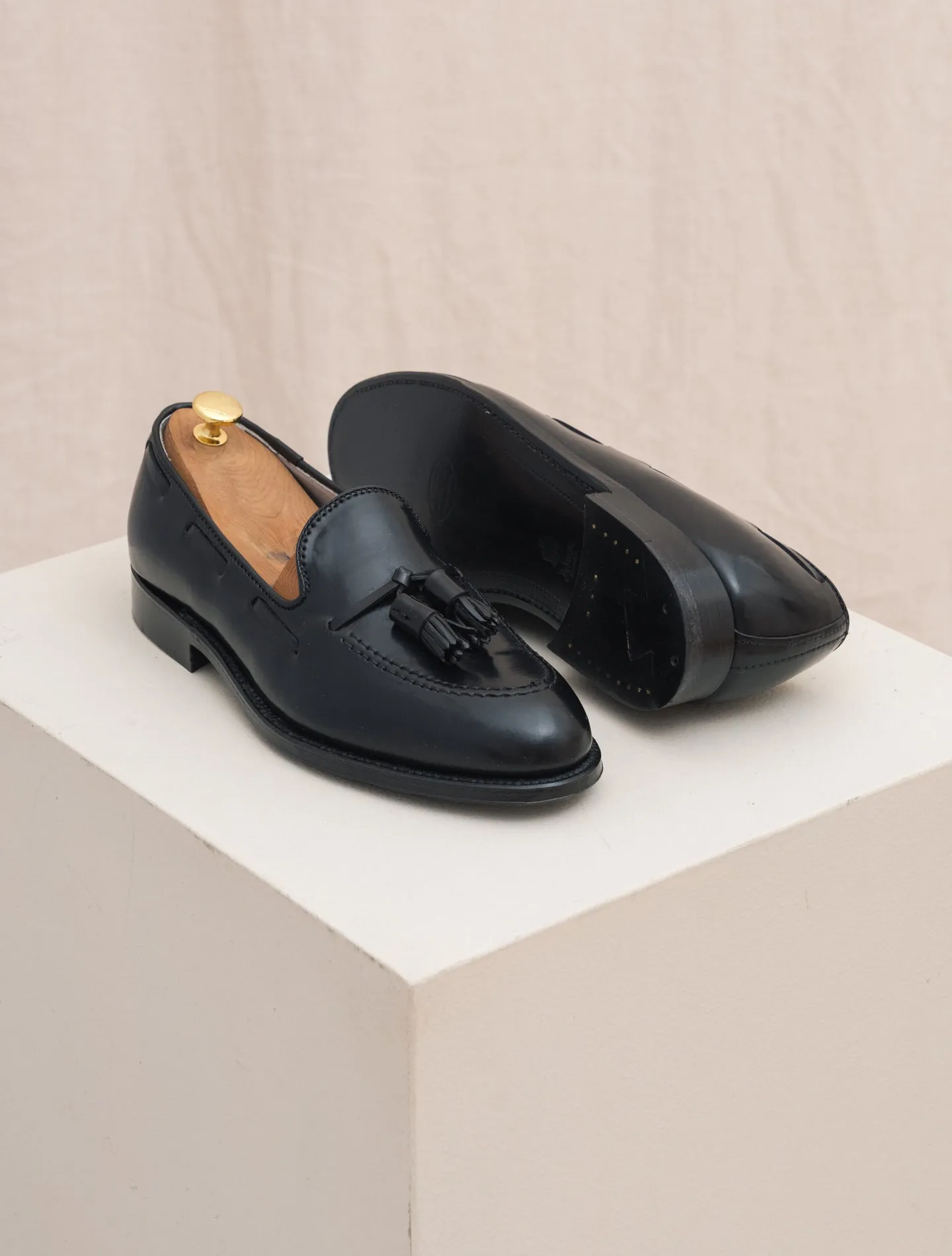 Tassel Loafers Black