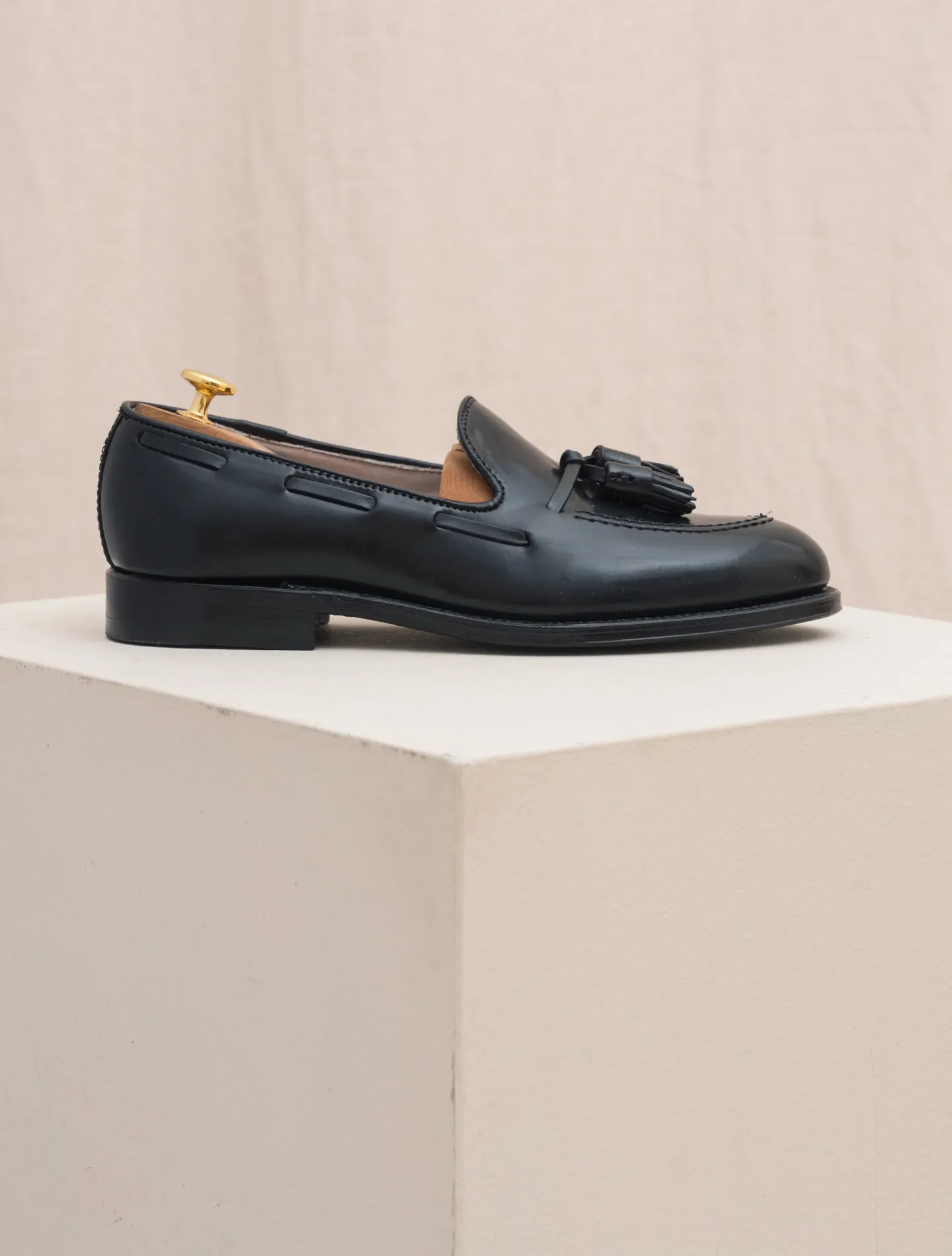 Tassel Loafers Black