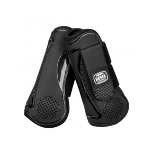 Tec Open Front Boots - Black