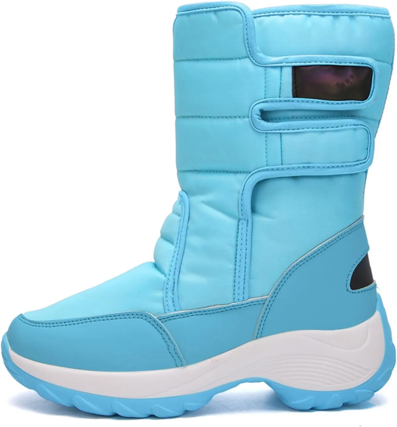 Teen Winter Boots Waterproof Fuzzy Boots Platform Non Slip Boots Comfortable Fur Lined Short Ankle Booties Duck Boots Women