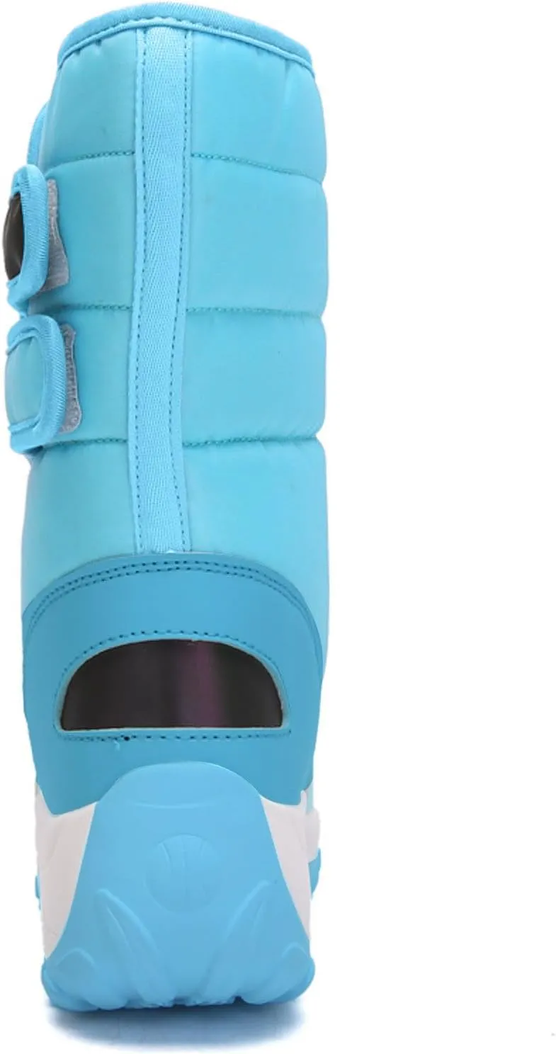 Teen Winter Boots Waterproof Fuzzy Boots Platform Non Slip Boots Comfortable Fur Lined Short Ankle Booties Duck Boots Women