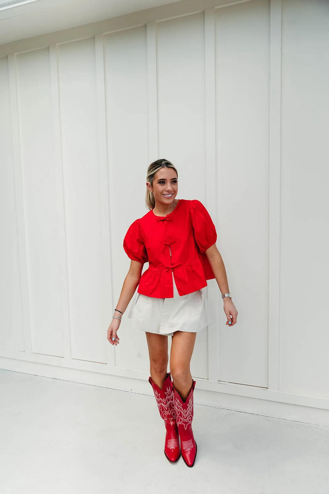 The Reba Cowgirl Boot - Red