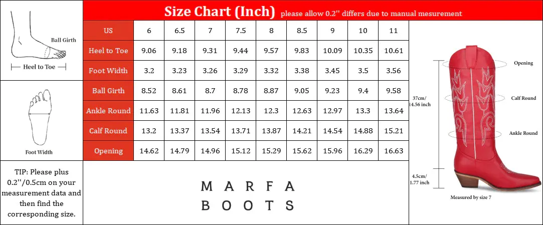 The Reba Cowgirl Boot - Red