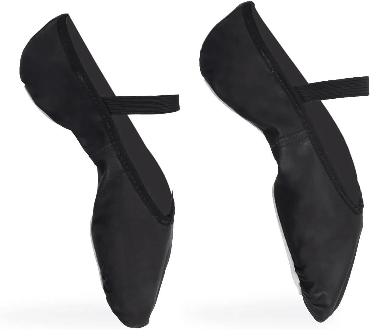 Theatricals Girls Beginner Leather Full Sole Ballet Shoes