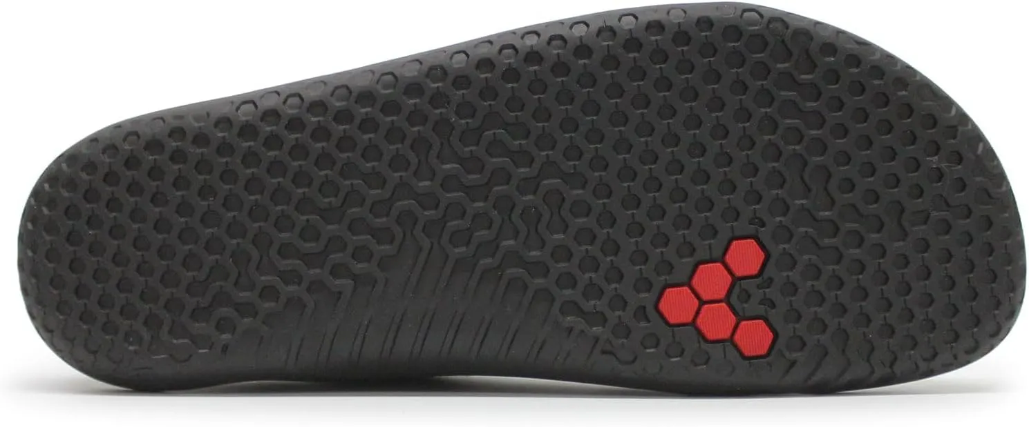 Vivobarefoot Gobi Sneaker Leather Womens Barefoot Shoe | Leather, Lightweight & Puncture Resistant | Wide Fit Grounding Shoes | Obsidian