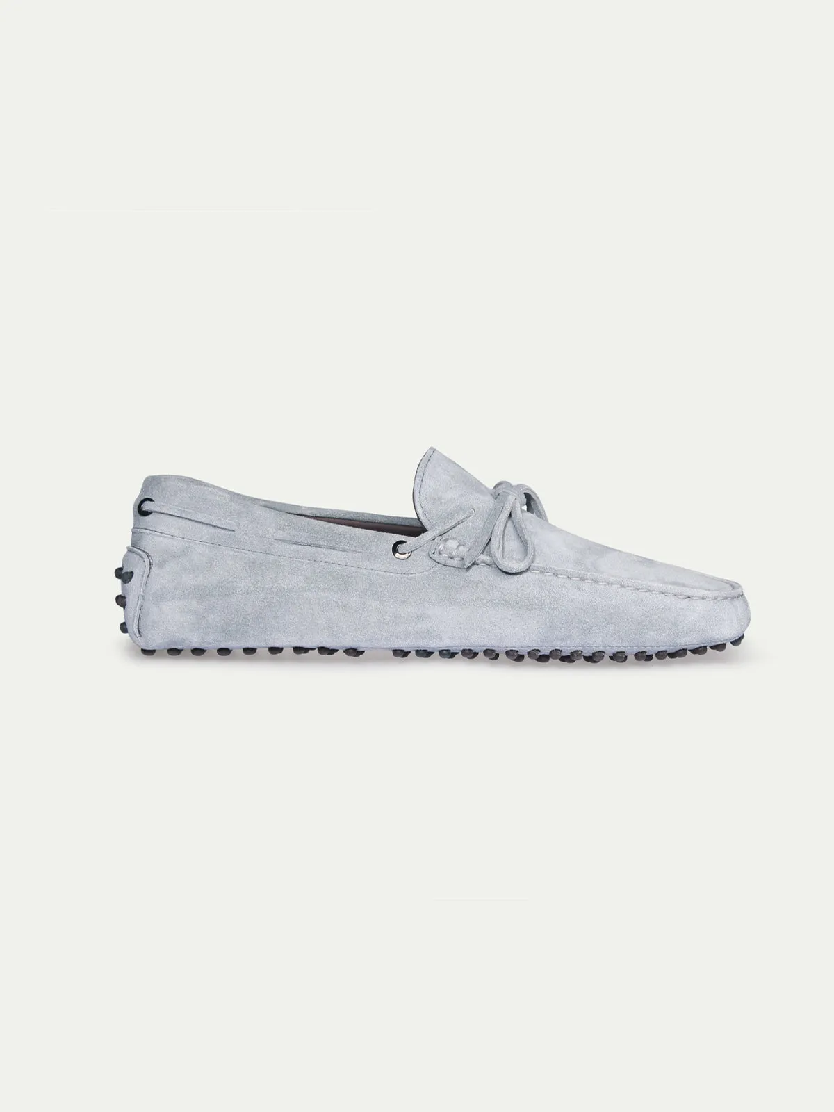 Washed Blue Suede Ophelia Driving Loafers - AW24