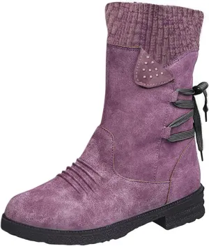 Waterproof Snow Boots for Women Cute Womens Boots Winter Fashion Woman Winter Boots with Fur Women's Snow Boots Anti-Slip Waterproof Botas De Invierno Para Mujer Elegantes