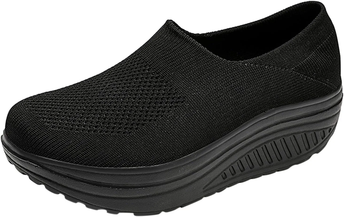 Wedges Sneakers for Women Cute Comfy Work Shoes for Women Slip On Sneakers Women Size 11 Women's Sneakers Wide Width Zapatos De Trabajo para Mujeres Confortables