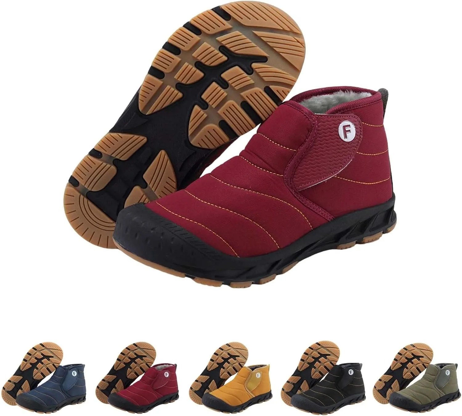 Winter Boots for Women Non Slip Black Snow Boots Women Platform Winter Booties Womens Winter Boots Winter Knee High Boots for Women Waterproof Snow Non Slip