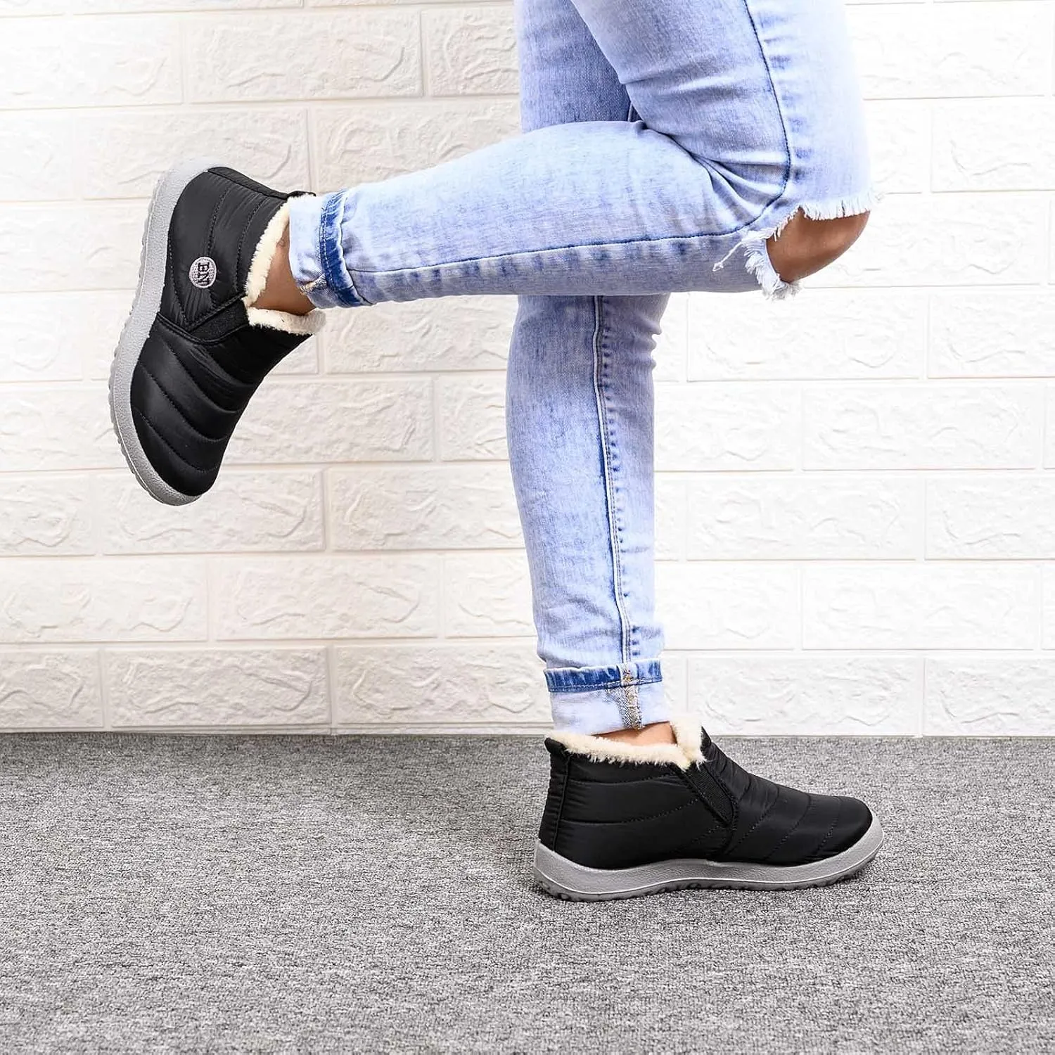Winter Boots for Women Waterproof Snow Wide Width Lightweight Women Snow Boots Calf High Fall Winter Boots for Women 2023 Winter Women Boots Ankle Size 9 Wide Women Winter Boot
