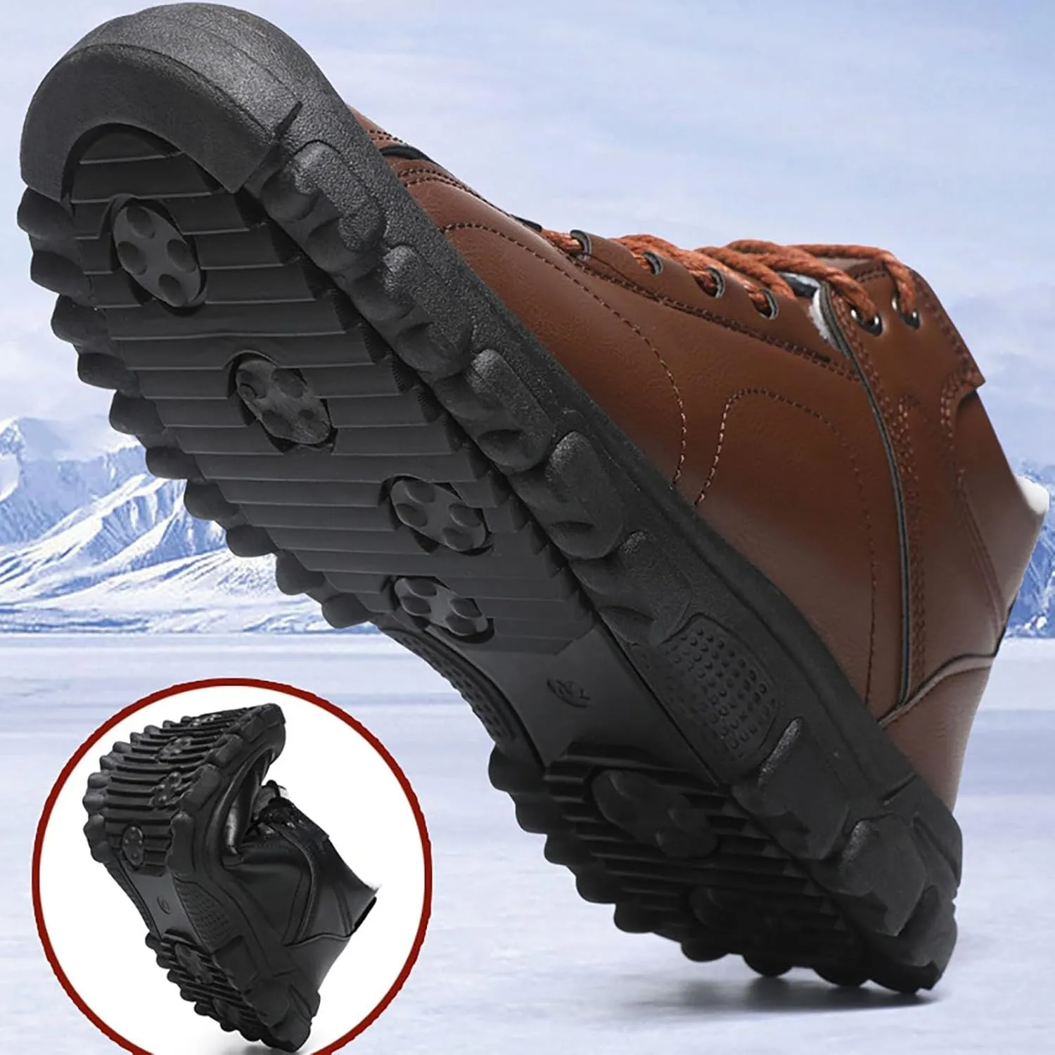 Winter White Boots for Women Size 12 Warm Boots for Men Waterproof Ankle Winter Boots for Women Black Fluffy Boots Womens Winter Boots White of Today