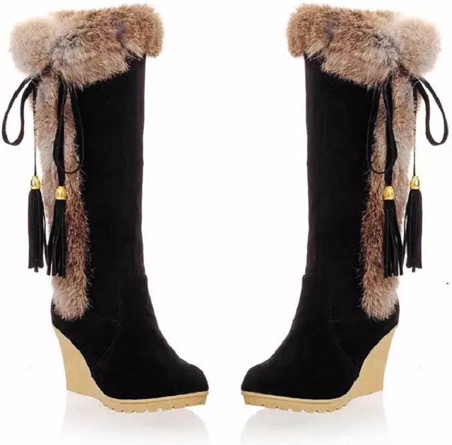 Women Snow Boots Winter Shoes 7w Womens Slip on Snow Boots Waterproof 12 Women Winter Snow Boots Warm Ankle Anti Slip Water Resistant Women Boots Winter Ankle Waterproof Winter Boots