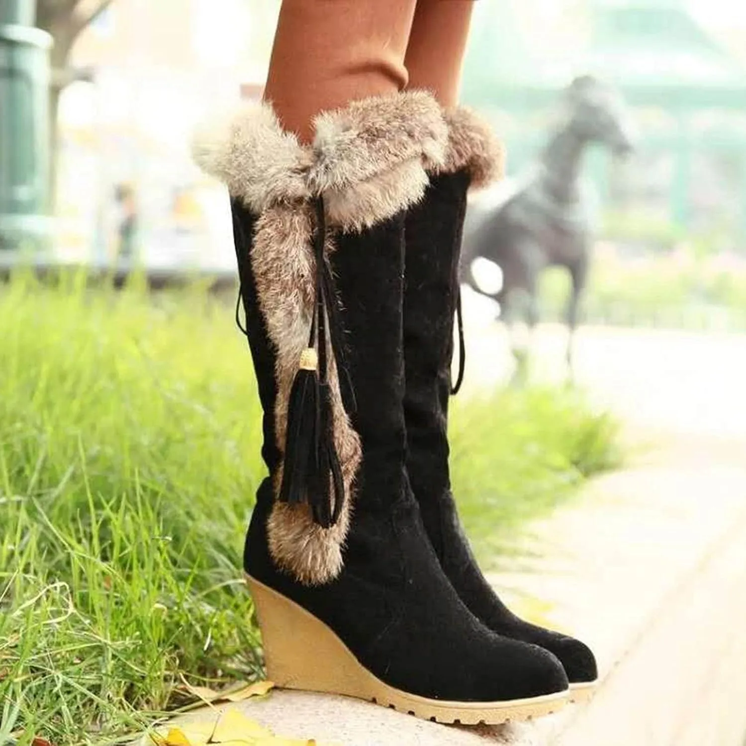 Women Snow Boots Winter Shoes 7w Womens Slip on Snow Boots Waterproof 12 Women Winter Snow Boots Warm Ankle Anti Slip Water Resistant Women Boots Winter Ankle Waterproof Winter Boots