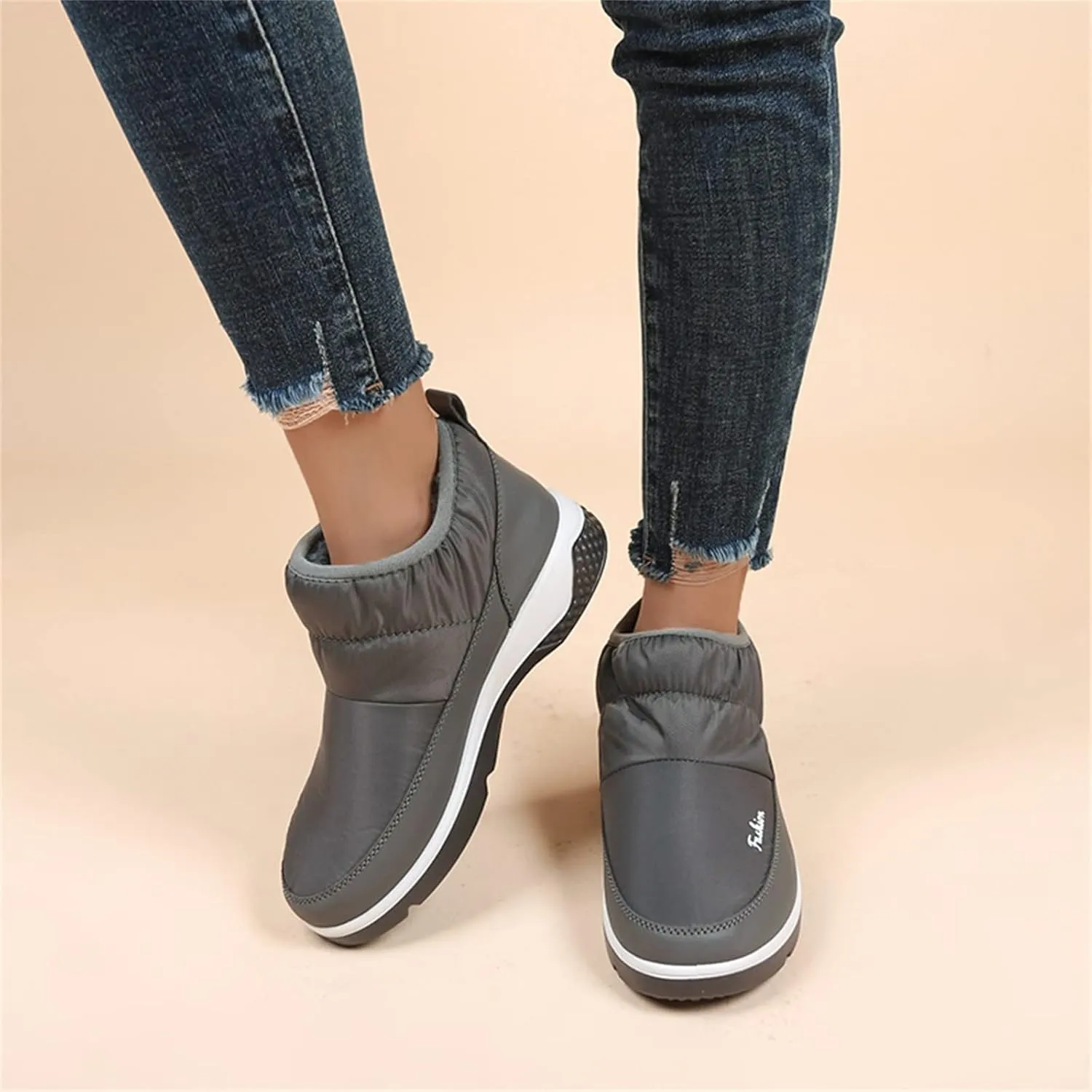 Women Snow Boots Winter Shoes Non Slip Winter Boots Woman Warm Winter Waterproof Boots Women Arch Support Womens Waterproof Snow Walking Boots Botas TRmicas Para Mujer Sport