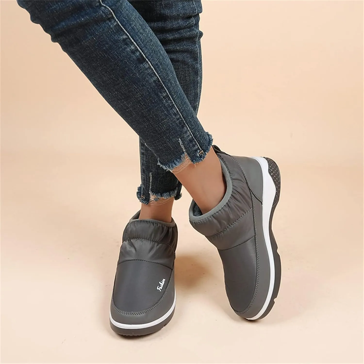 Women Snow Boots Winter Shoes Non Slip Winter Boots Woman Warm Winter Waterproof Boots Women Arch Support Womens Waterproof Snow Walking Boots Botas TRmicas Para Mujer Sport
