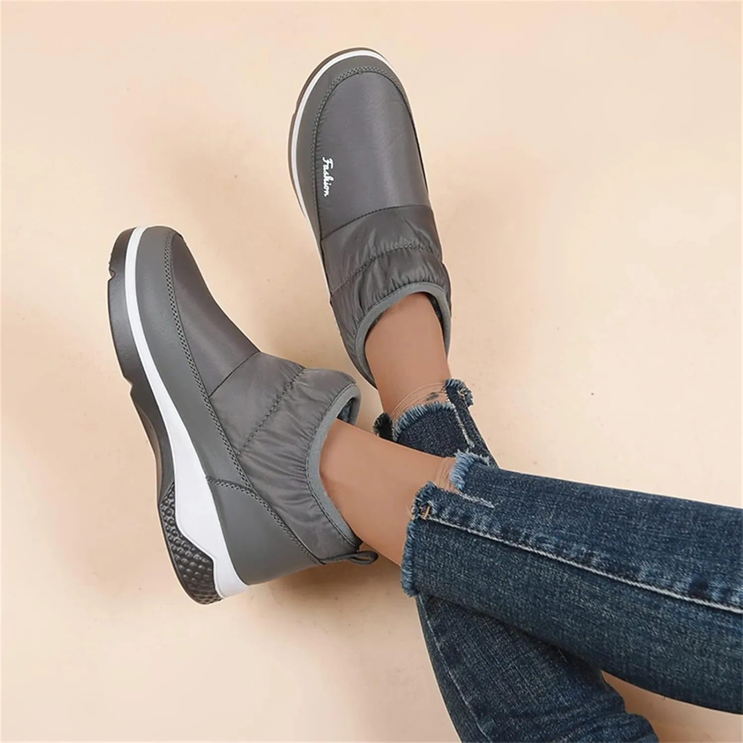 Women Snow Boots Winter Shoes Non Slip Winter Boots Woman Warm Winter Waterproof Boots Women Arch Support Womens Waterproof Snow Walking Boots Botas TRmicas Para Mujer Sport