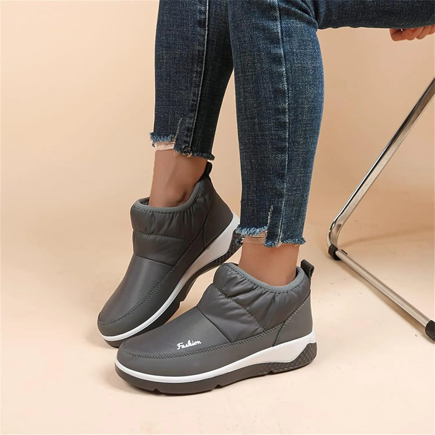Women Snow Boots Winter Shoes Non Slip Winter Boots Woman Warm Winter Waterproof Boots Women Arch Support Womens Waterproof Snow Walking Boots Botas TRmicas Para Mujer Sport