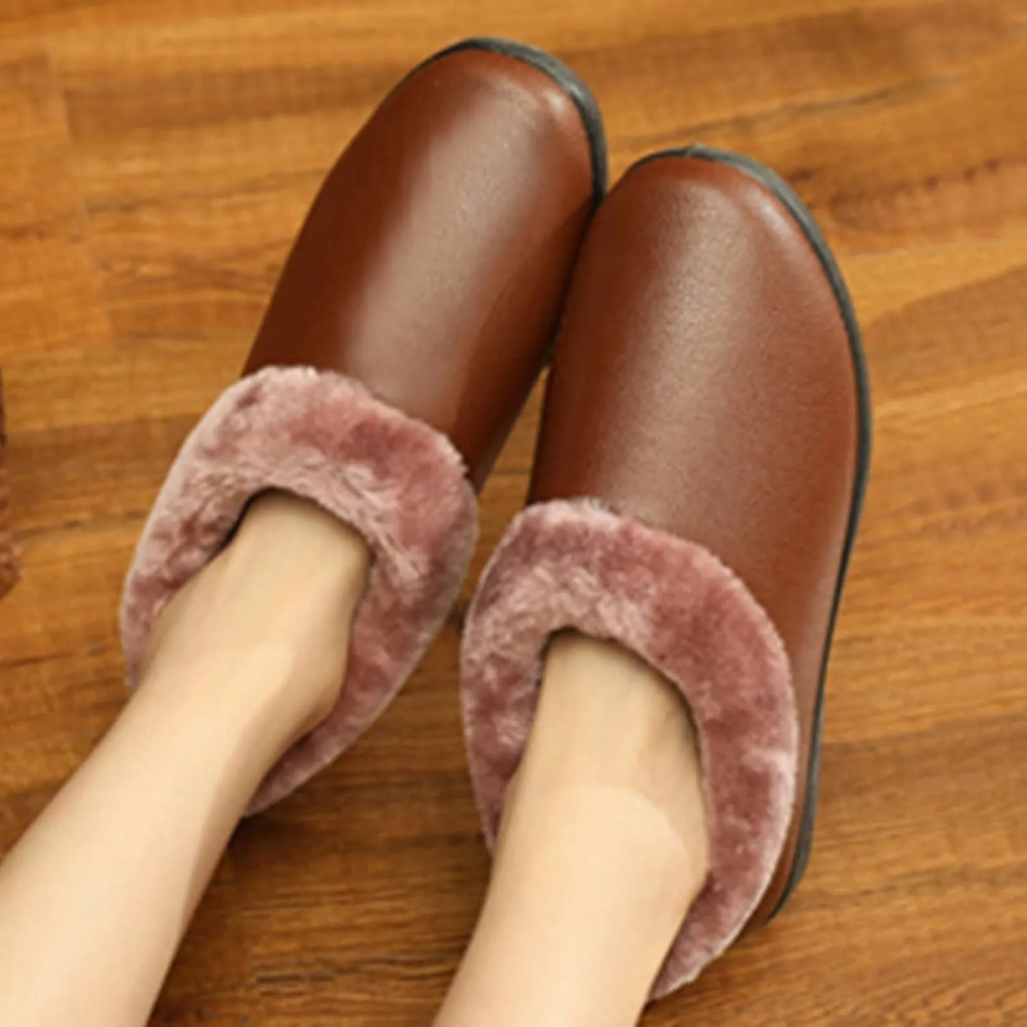 Women Winter Boots Waterproof Warm Waterproof Winter Boots for Women Wide Calf Ankle Winter Boots for Women Womens Fur Boots Women Waterproof Snow Boots Size 7 Early Prime of Day Deals 2024