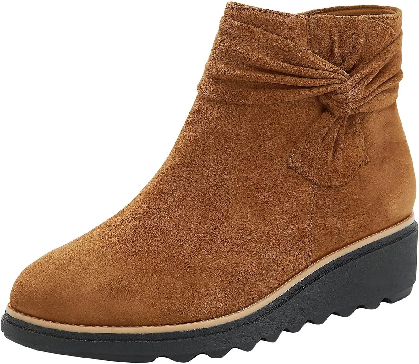 Women's Ankle Boots Black Heeled Boots Non Slip Work Boots Women Chunky Boots for Women 2024 Womens Ankle Boots Flat Low Heel Booties Womens Extra Wide Width Booties