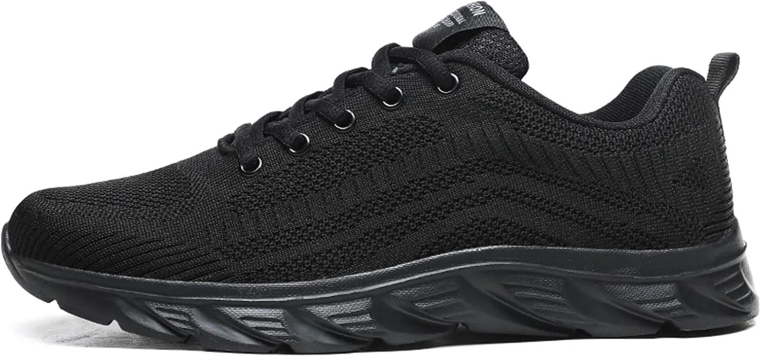 Womens Black Walking Sneakers Size 10 Arch Support Non Slip Shoes for Women Womens Running Sneakers Wide Size 11w Walking Sneakers for Women Tenis De Mujer para Pies Con Juanetes OrtopDicos