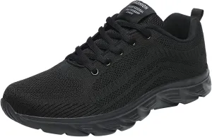 Womens Black Walking Sneakers Size 10 Arch Support Non Slip Shoes for Women Womens Running Sneakers Wide Size 11w Walking Sneakers for Women Tenis De Mujer para Pies Con Juanetes OrtopDicos
