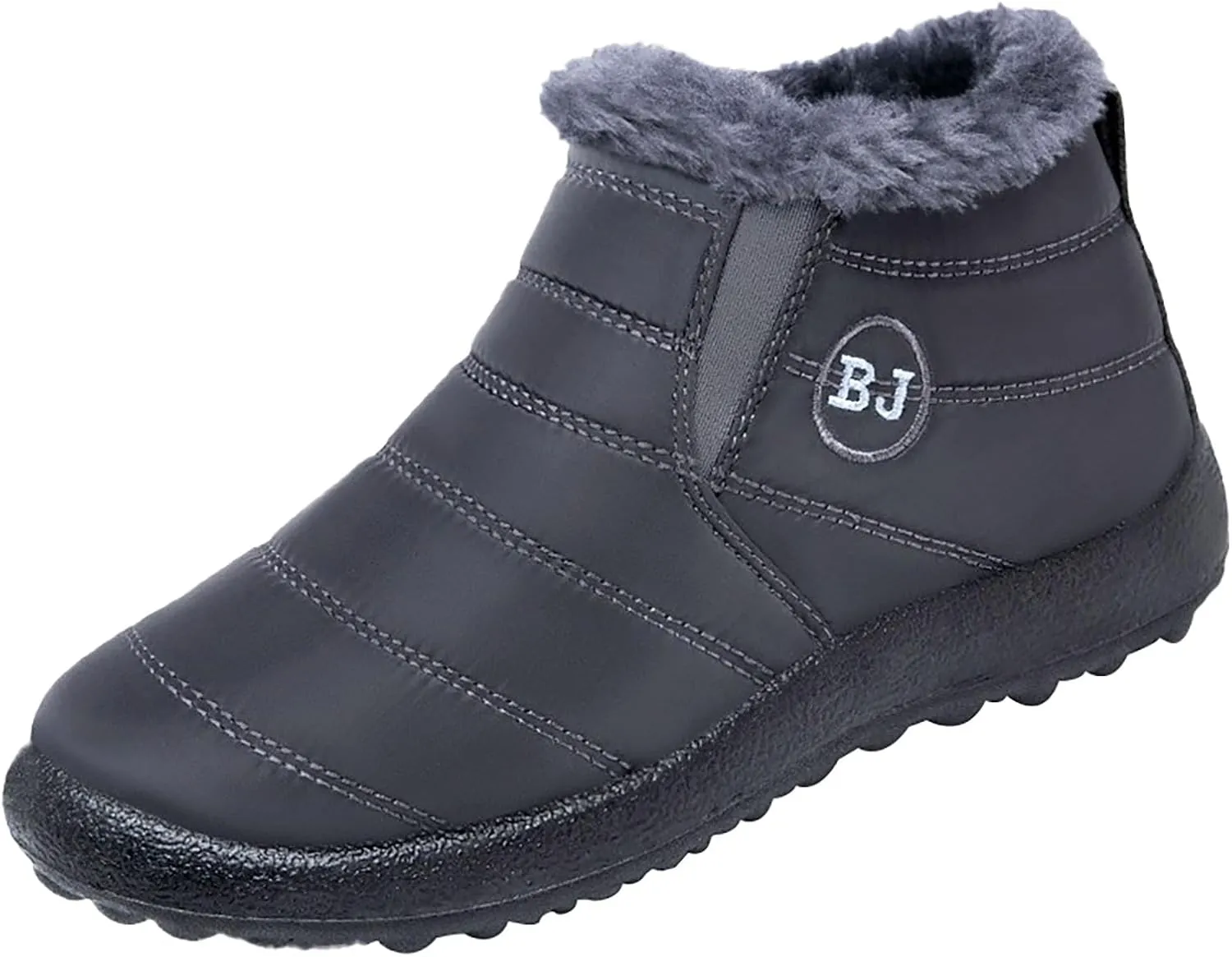 Womens Booties and Ankle Boots Plush Lined Snow Boots Non Slip Casual Boots Waterproof Shoes for Women
