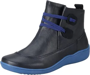 Womens Boots Retro Exquisite Beautiful Leather Boots for Women Flat Soft Sole Comfortable Ankle Boots