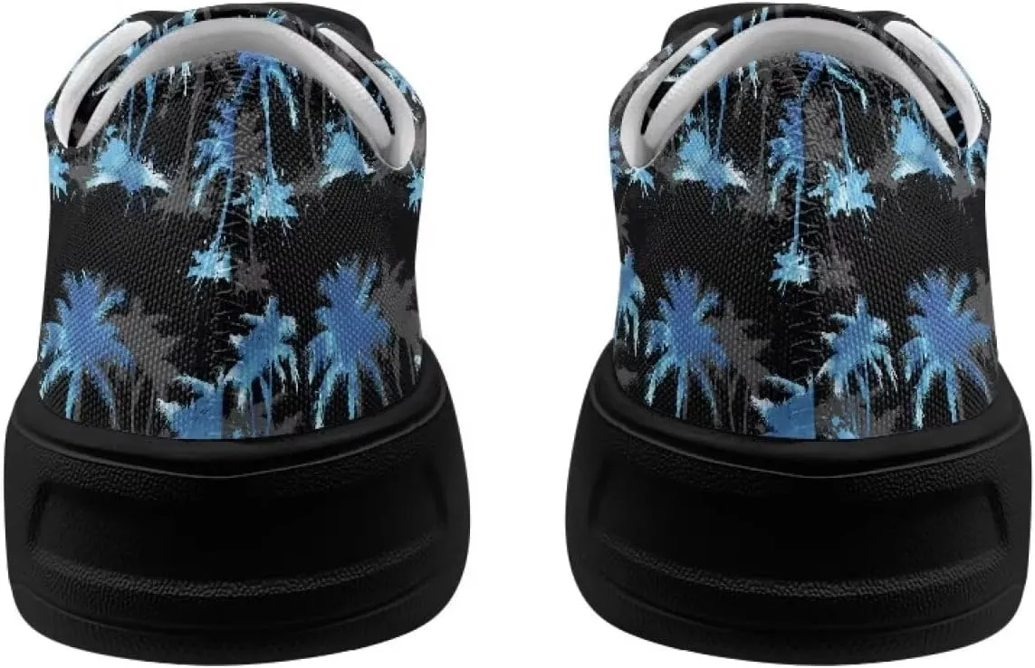 Women's Casual Canvas Sneakers Comfortable Low Top Walking Shoes Classic Lightweight Tennis Shoes Fashion Sneakers
