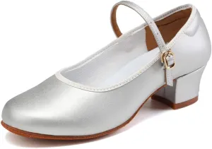 Women's Character Dance Shoes Ballroom Latin Salsa Dancing Heels Wedding Pumps