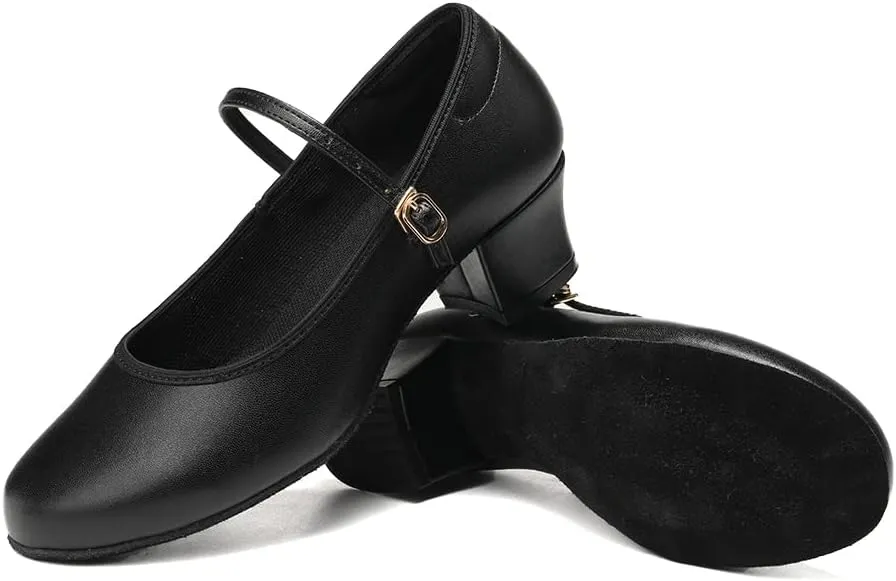 Women's Character Dance Shoes Ballroom Latin Salsa Dancing Heels Wedding Pumps