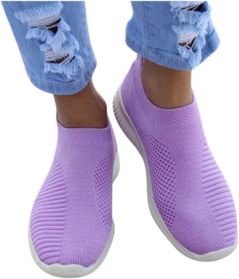 Women's Fashion Sneaker Non Slip Work Wide Comfortable Slip Resistant Work Shoes Extra Wide Walking Shoes for Men Women Loafers Comfortable Basketball Sneakers