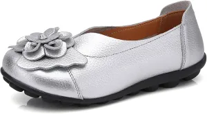 Womens Orthopedic Loafers Summer Comfortable Closed Toe Low Heel Flat Wide Width Flats Breathable Casual Outdoor Shoes Work Dressy Shoe Shopping Standing Shoes