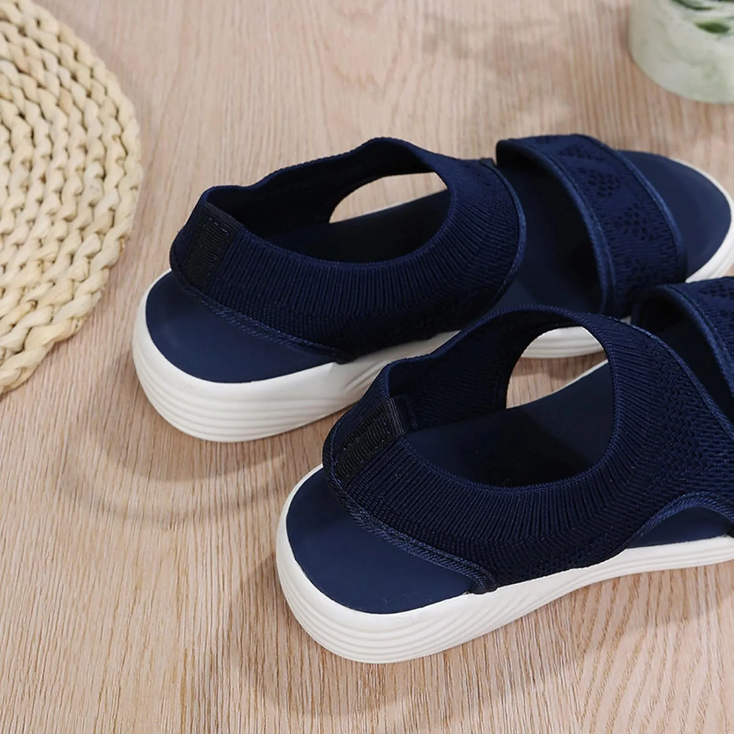 Womens Orthopedic Sandals Comfortable Dressy Walking Platform Ankle Strap Shoes Casual Wedge Shoes with Arch Support Beach