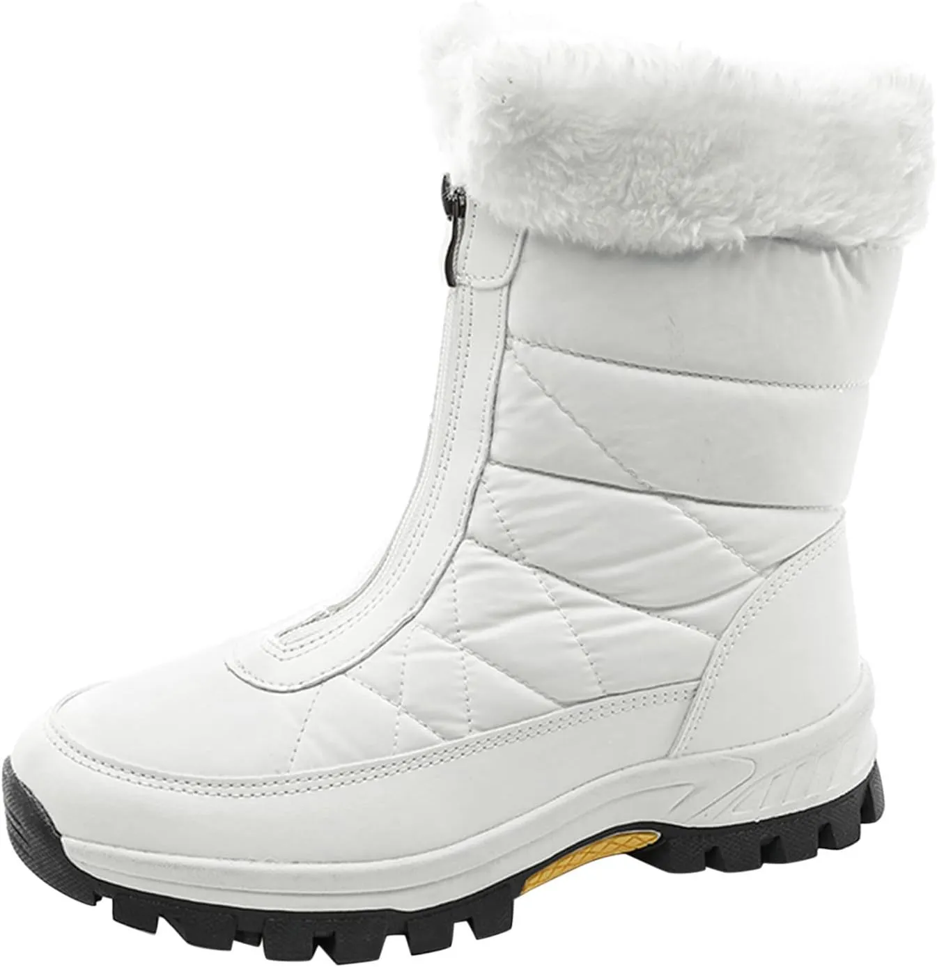 Women's Snow Boots Waterproof Insulated Slip Proof Womens Snow Boots Size 12 Wide Women Winter Snow Boots Waterproof Boots for Women Wide Width Botas De Invierno Para Mujer Elegantes Largas