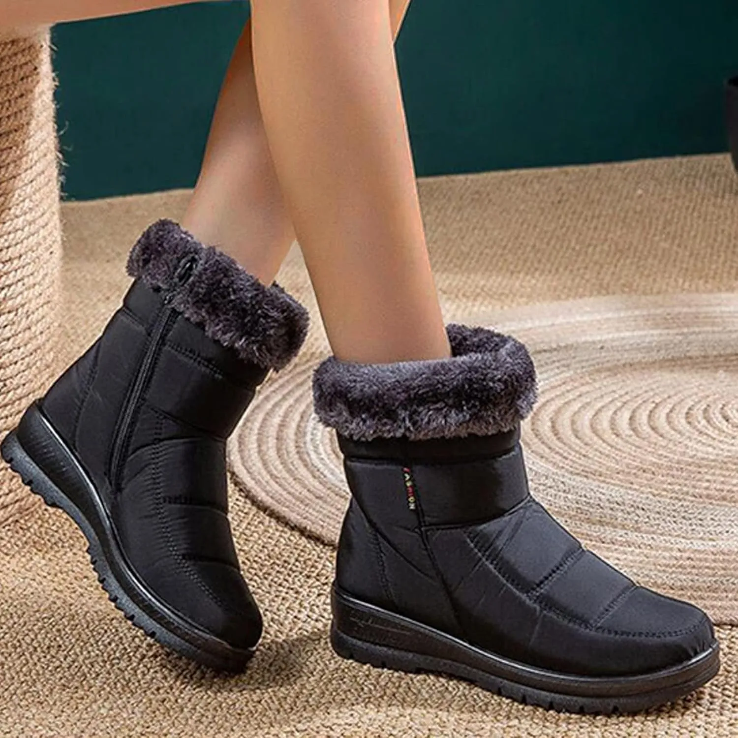Women's Snow Boots Waterproof Insulated Winter Boots for Women Waterproof Snow Size 10 Womens Wide Snow Boots Wide Width Women Waterproof Boots Wide Calf Snow Boots Wide Calf Women