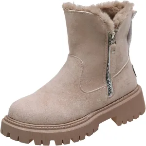 Womens Snow Boots Waterproof Wide Cute Snow Boots Womens and Waterproof Womens Snow Shoes Waterproof Insulated Women's Insulated Winter Boots Size 7.5 Botas De Nieve De Invierno Para Mujer