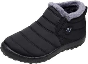 Women's Snow Boots Waterproof Zipper Womens Winter Boots Wide Calf Size 9 Rounded Toe Snow Boots Size 7 Women Women Boots Winter Fashion Botas Para El FrO De Mujeres