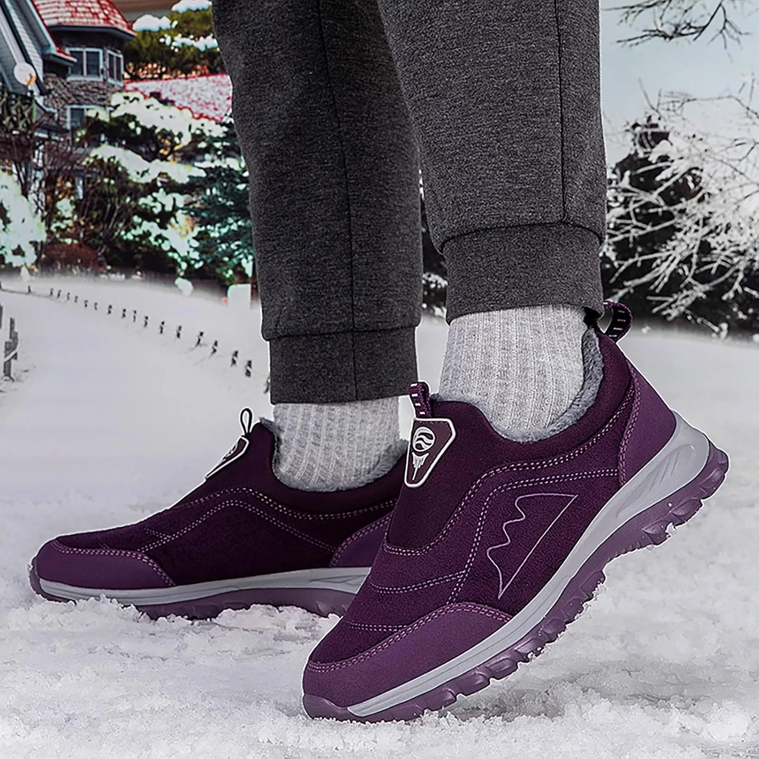 Womens Snow Boots Wide Width Size 12 Women's Duck Boots Waterproof Black Snow Boots for Women Cute 7.5 Hiking Boots Women Waterproof Lightweight Botas De Trabajo Para Mujeres Contra El Agua