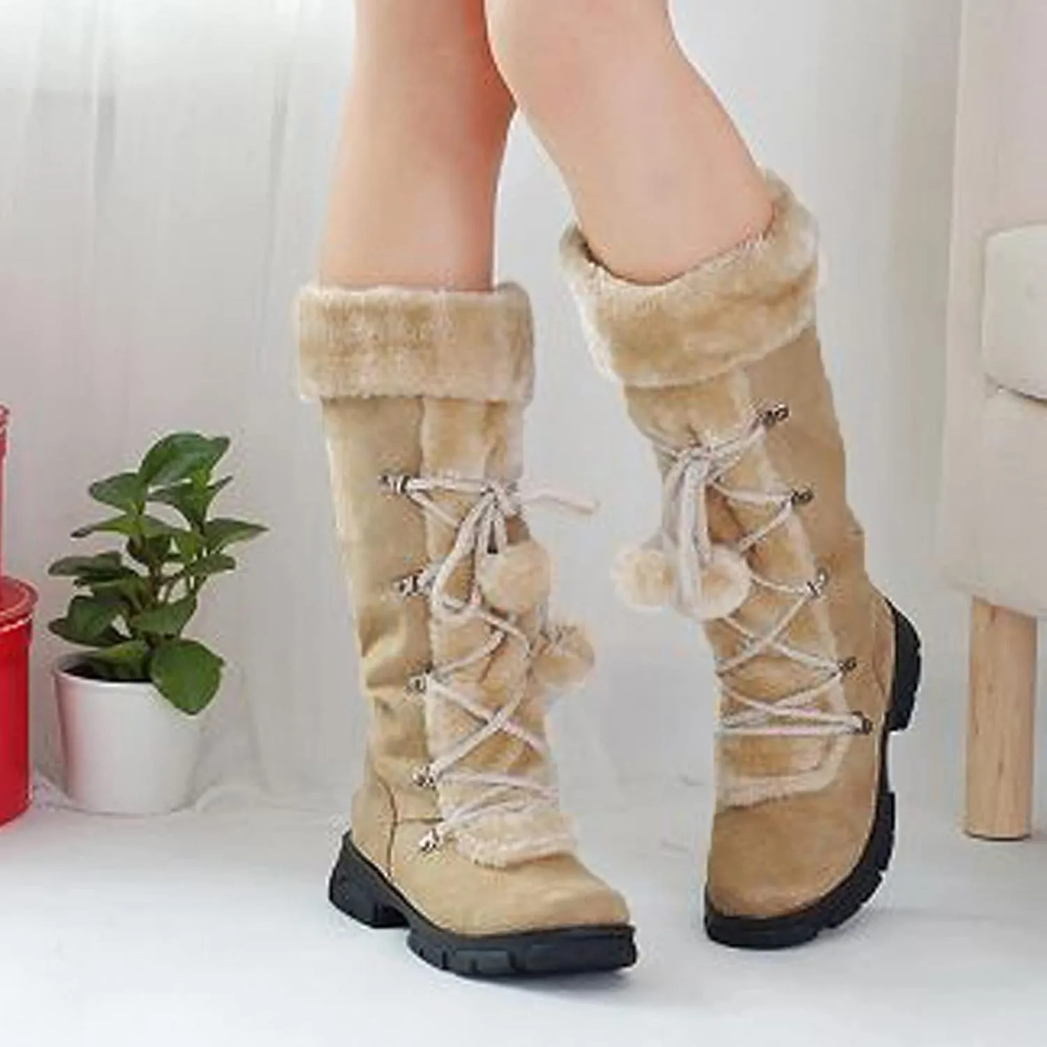 Womens Snowboard Boots Size 8 Lightweight Waterproof Snow Boots Women Wide Width Winter Boots for Women Plus Size Zapatos De Mujer Para Nieve Botas Para El FrO De Mujer