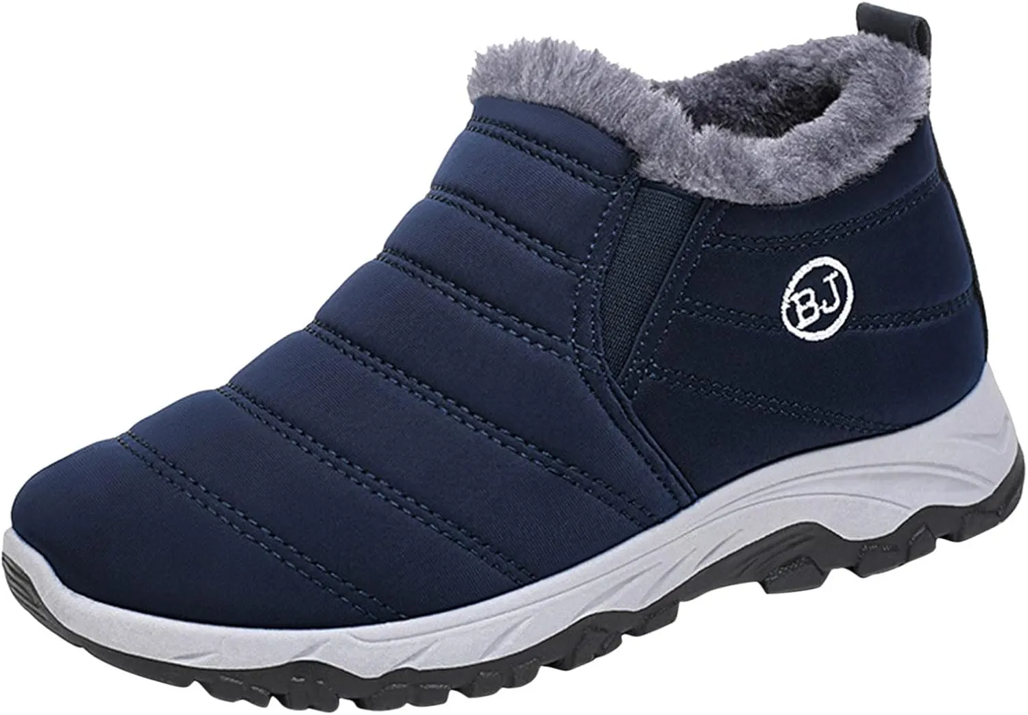 Womens Winter Boots Waterproof Wide Leg Waterproof Winter Boots for Women 2023 Ladies Snow Boots Waterproof Wide Slipper Boots for Women Outdoor Brown Botas De Nieve Mujer Tienda Dream