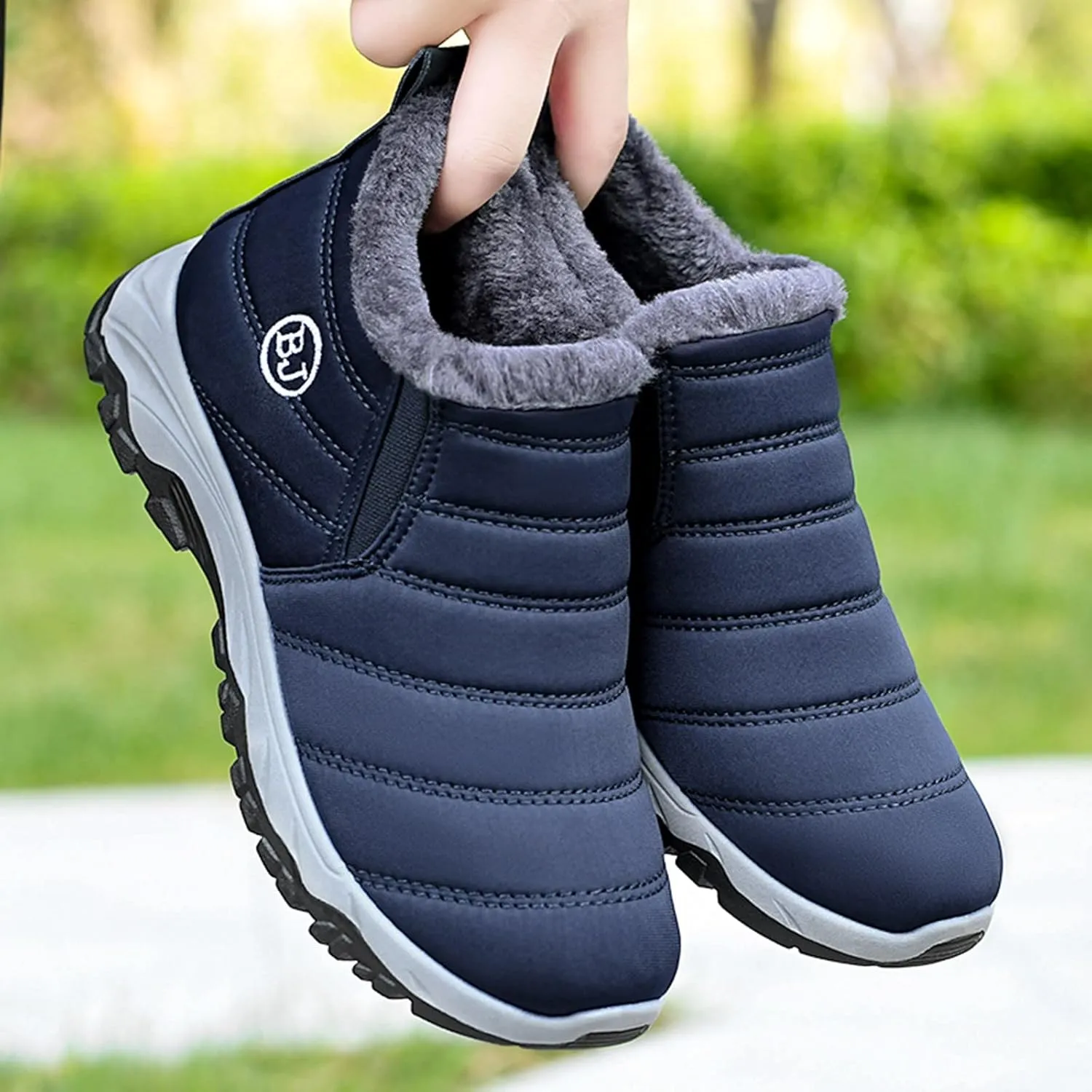 Womens Winter Boots Waterproof Wide Leg Waterproof Winter Boots for Women 2023 Ladies Snow Boots Waterproof Wide Slipper Boots for Women Outdoor Brown Botas De Nieve Mujer Tienda Dream