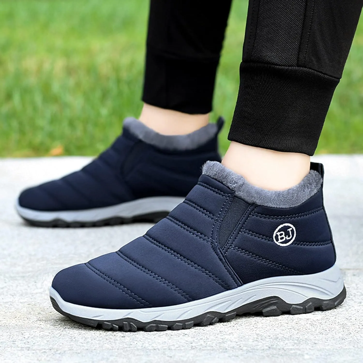 Womens Winter Boots Waterproof Wide Leg Waterproof Winter Boots for Women 2023 Ladies Snow Boots Waterproof Wide Slipper Boots for Women Outdoor Brown Botas De Nieve Mujer Tienda Dream