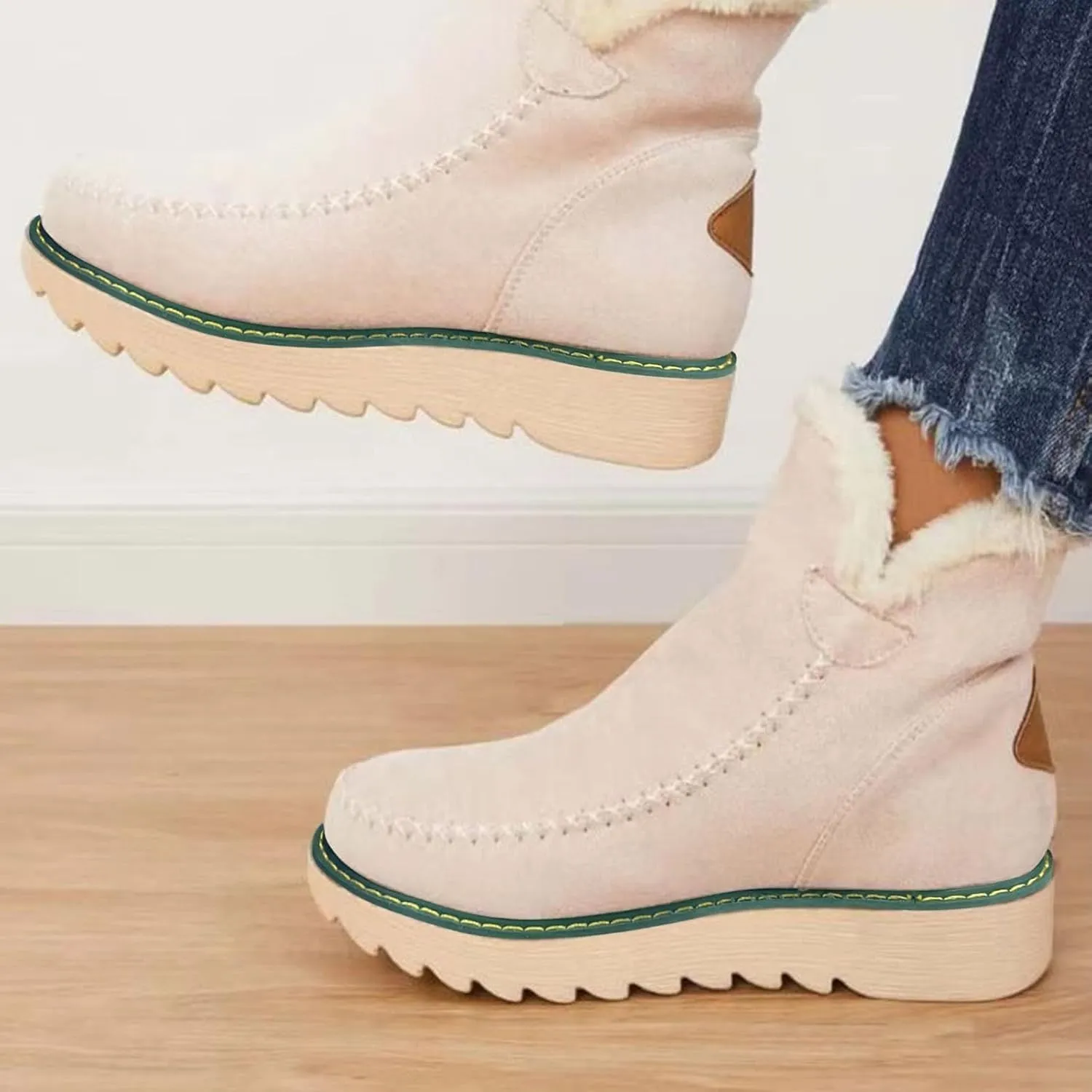 Womens Winter House Shoes with Arch Support Cute Boots for Girls Black Fluffy Boots Fuzzy Boots Womens Womens Snow Boots Size 10 White Early Prime of Day Deals