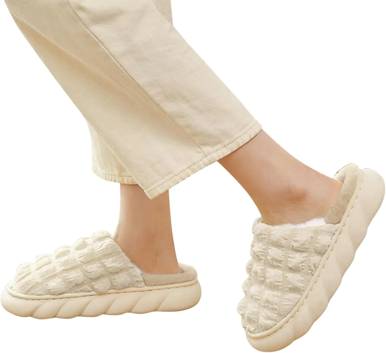 Womens Winter Slippers with Arch Support Winter House Slippers Mens Winter Slippers for Men Wide Feet Plush Slippers for Women Soft Fuzzy Christmas Shower Curtains for Bathroom Gifts for Husband 2023