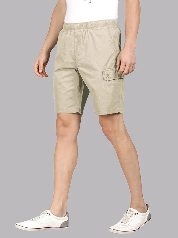 Zephyr Ultra-Light Casual Lounge Shorts - Oyster Beige
