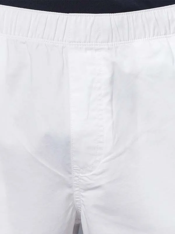 Zephyr Ultra-Light Casual Lounge Shorts - White